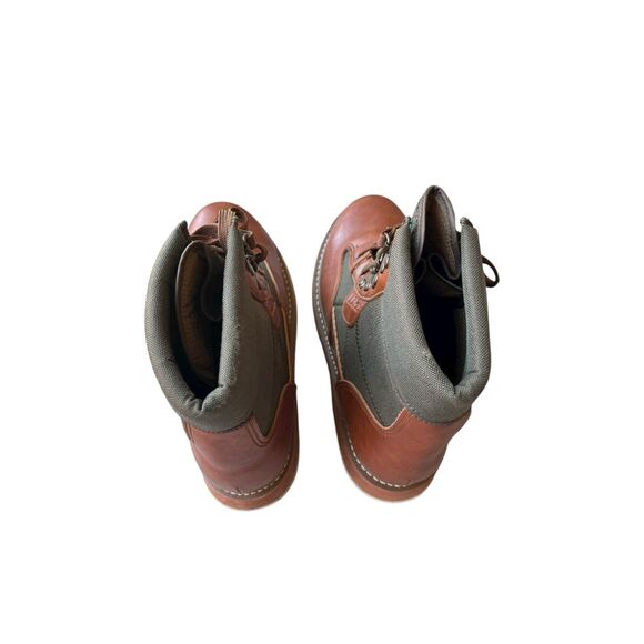 L.L.Bean Fly Fishing Leather/Canvas Wading Boots – Felt Sole – Men’s Size 11 - Picture 3 of 11